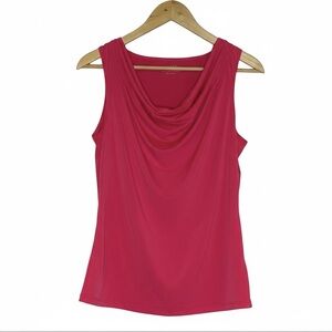 Grace Sleeveless Swoop Neck Top.